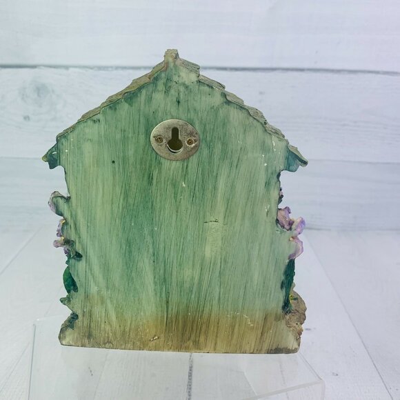 Young FLOWER GARDEN SHED 3D Resin Wall Plaque Free Stand Tabletop 6.5" Figurine - Picture 5 of 9